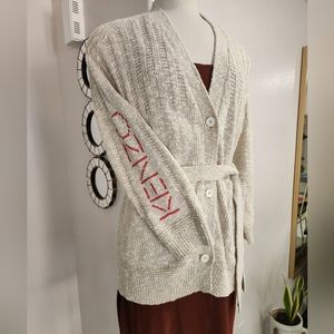 NWOT KENZO Paris Tied Cardigan